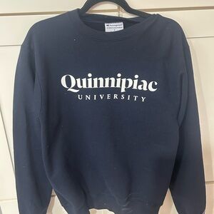 Quinnipiac Champion Navy Crewneck